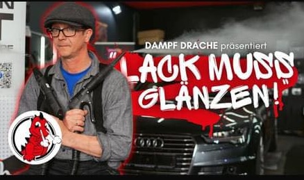 Glänzendes Fahrzeug nach Aufbereitung